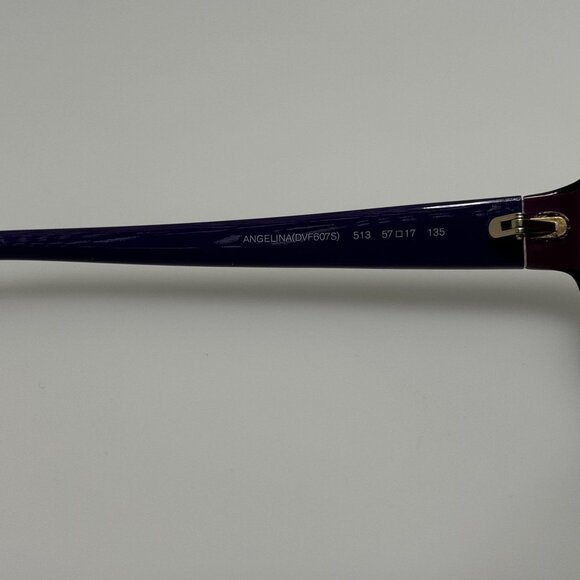 Diane Von Furstenberg Sunglasses DVF607S Angelina 513 57-17-135 main image 3